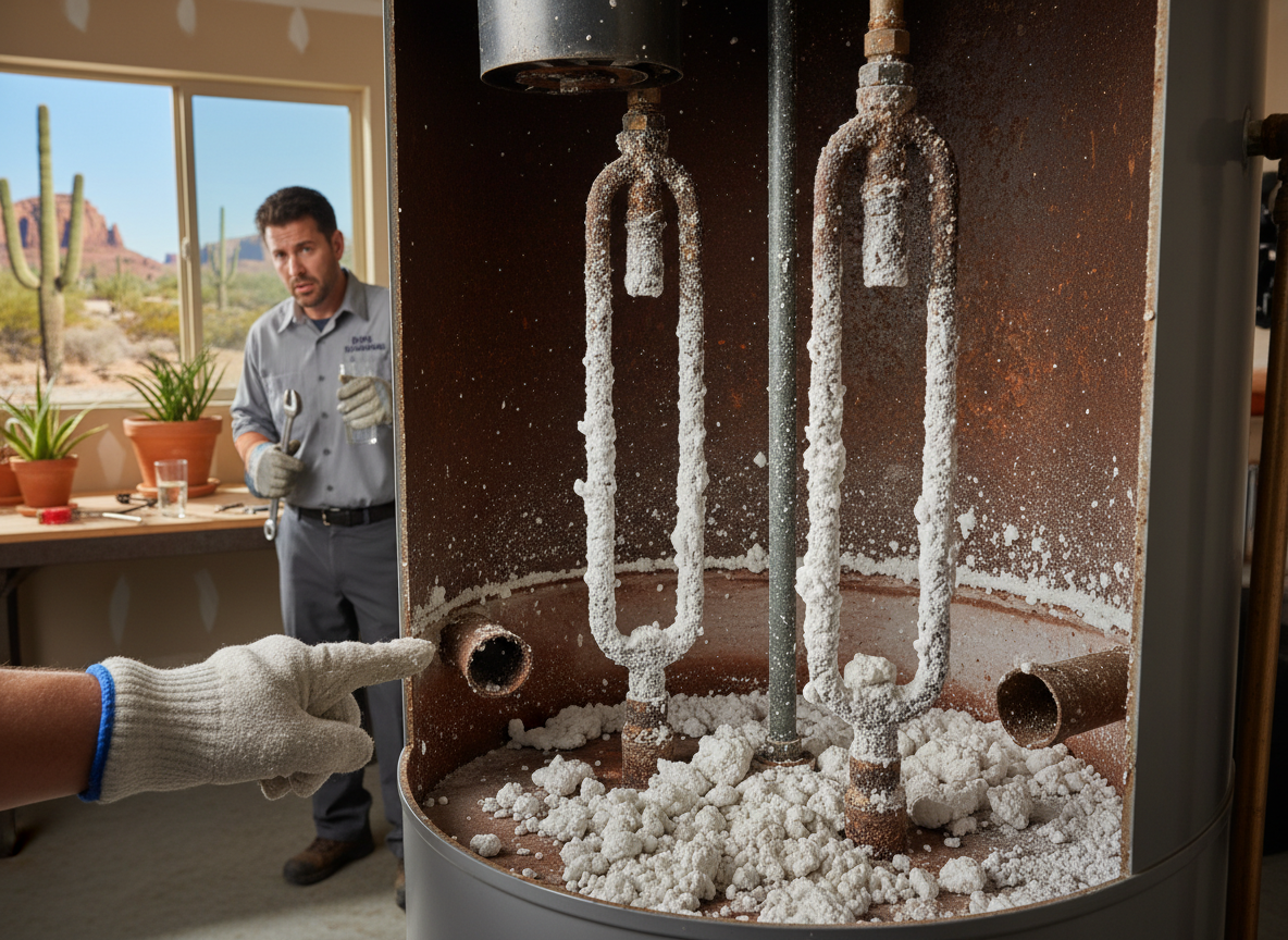 Hard Water and Your Water Heater: What Mesa Homeowners Need to Know