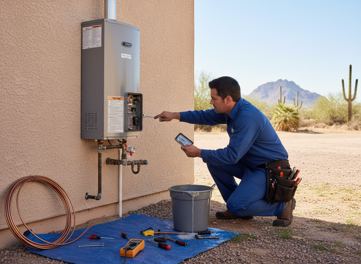Tankless Water Heater Repair in Mesa: Common Issues and Fixes